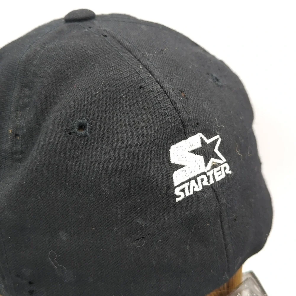 *HOLES* Vintage Starter New Orleans Saints Fitted Cap Hat 7 1/4 Wool Distressed